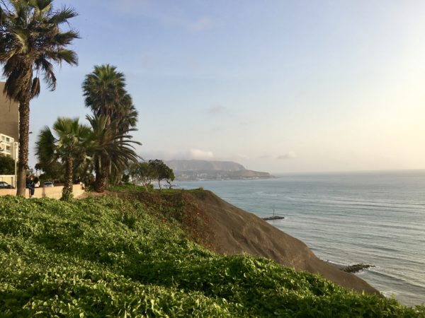 Ocean views from Belmond Miraflores Park in Lima, Peru