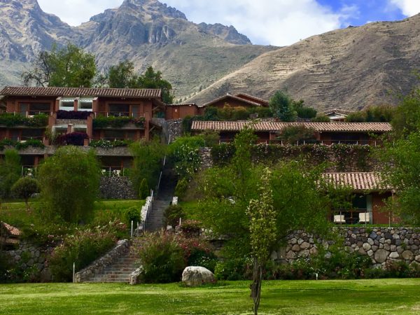 Beautiful grounds of Belmond Rio Sagrado, Sacred Valley, Peru