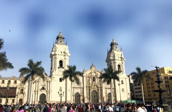 Historic center in Lima, Peru