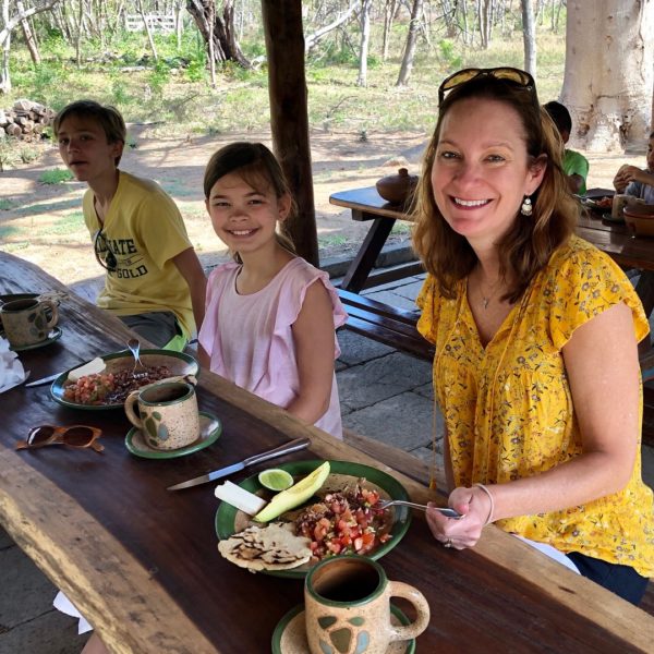 Delicious breakfast on the farm at Morgan's Rock