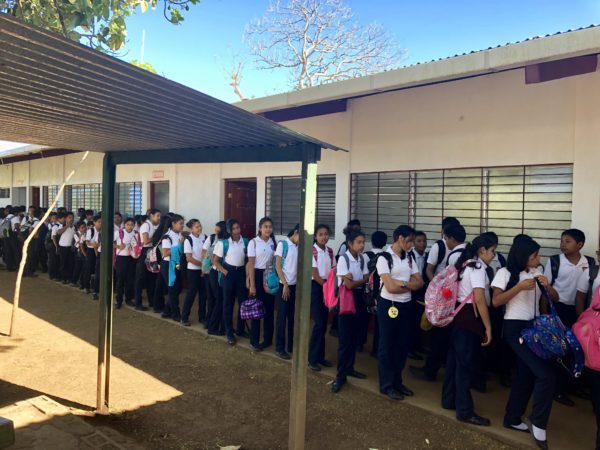 School near Pacaya Lodge