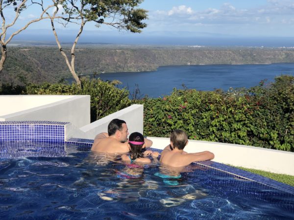 Pool overlooking Laguna de Apoyo, Nicaragua