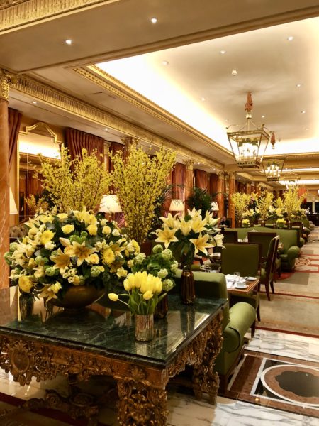Stunning flowers at The Dorchester