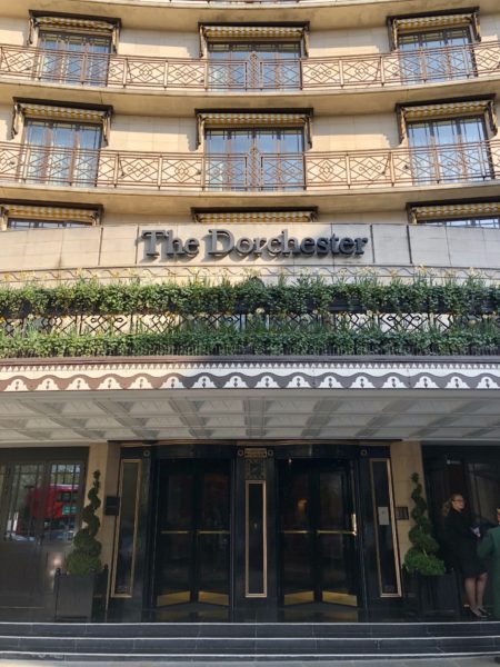 Entrance to The Dorchester