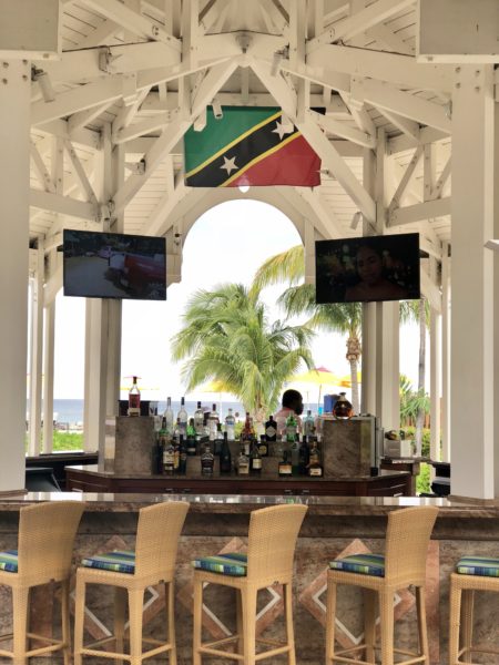 Four Seasons Nevis bar