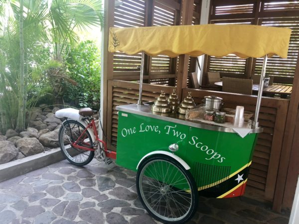 Ice cream time at the Four Seasons Nevis