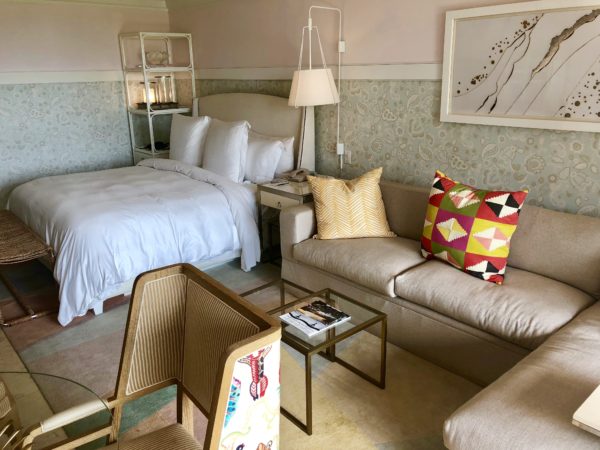 Renovated model room at the Four Seasons Nevis