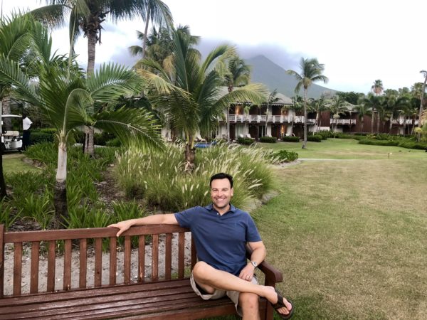 First night at the Four Seasons Nevis