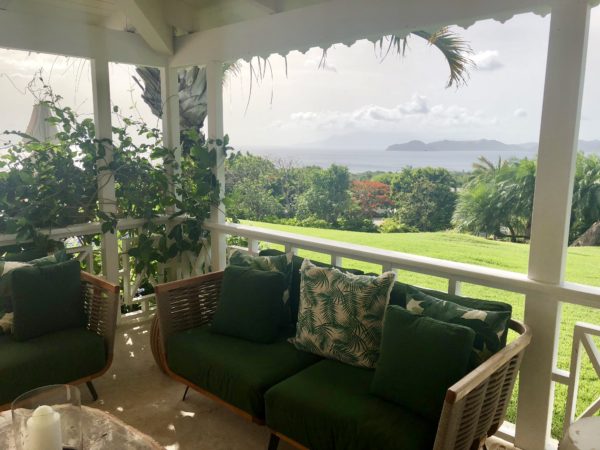Verandah at a villa at the Four Seasons Nevis
