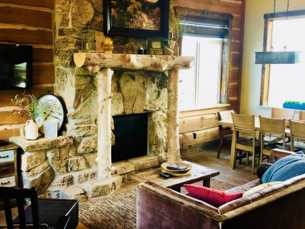 Cozy cabin at Zion Mountain Ranch