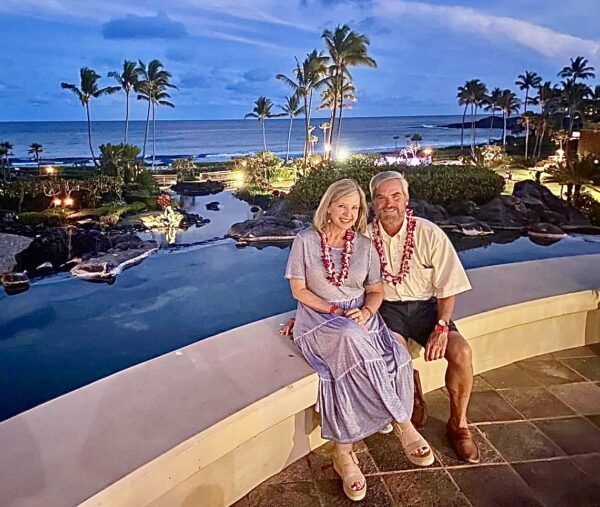 Couple's anniversary trip to Hawaii